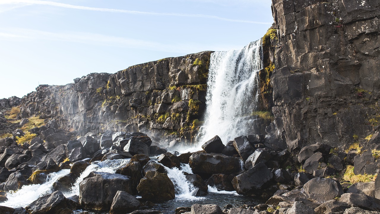 waterfalls stream water free photo