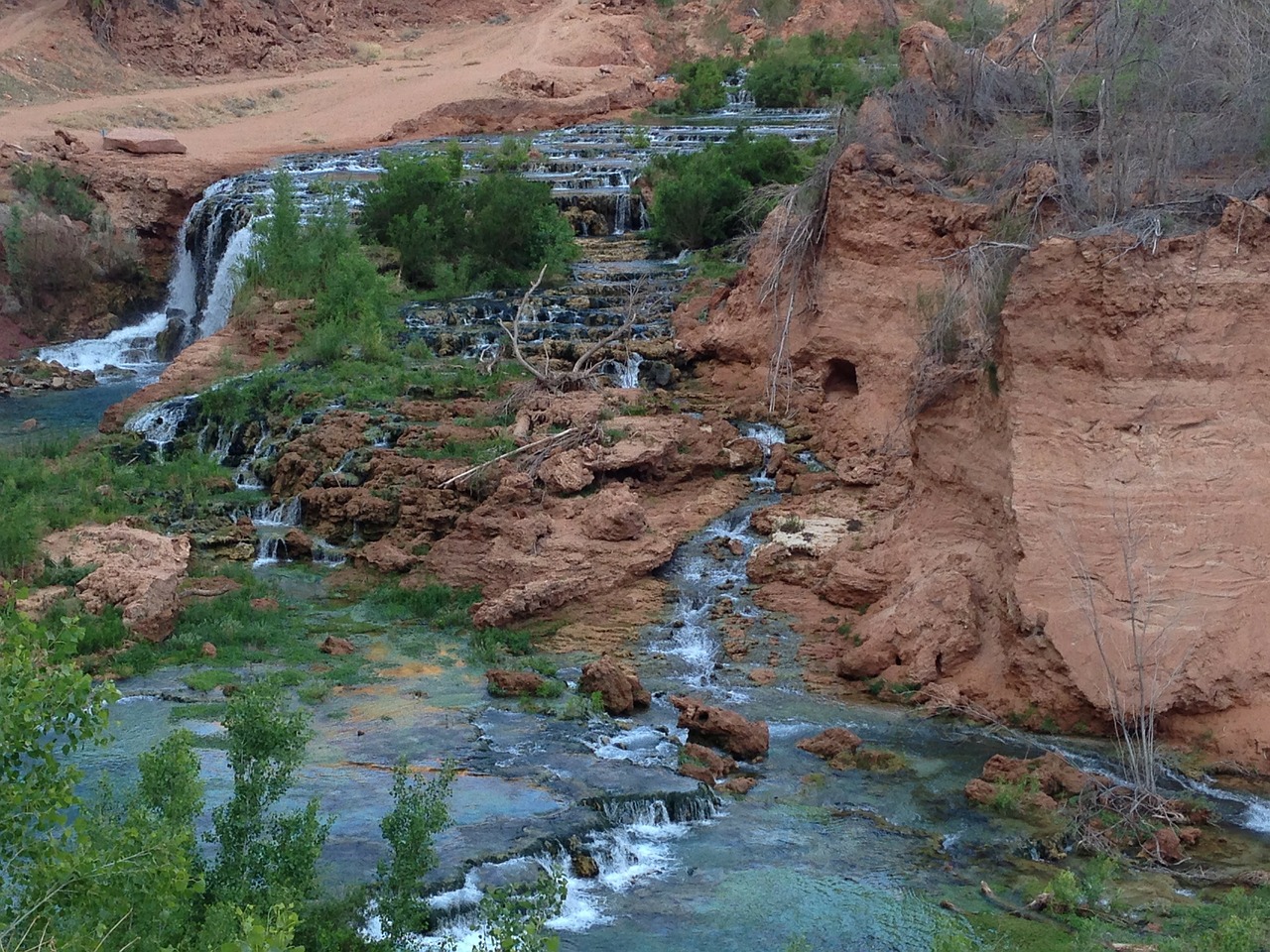waterfalls flowing rivers free photo