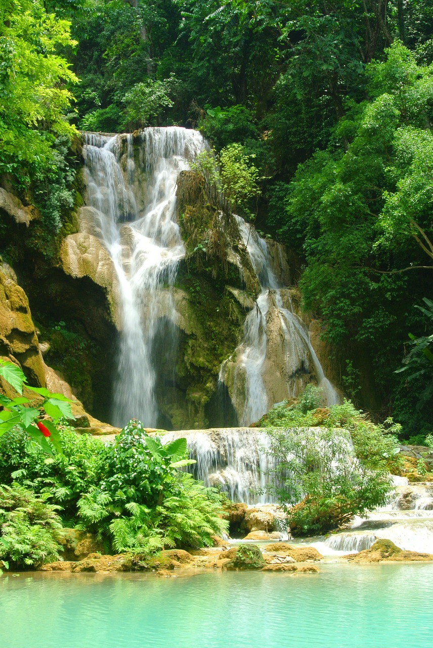 waterfalls cascade flowing free photo
