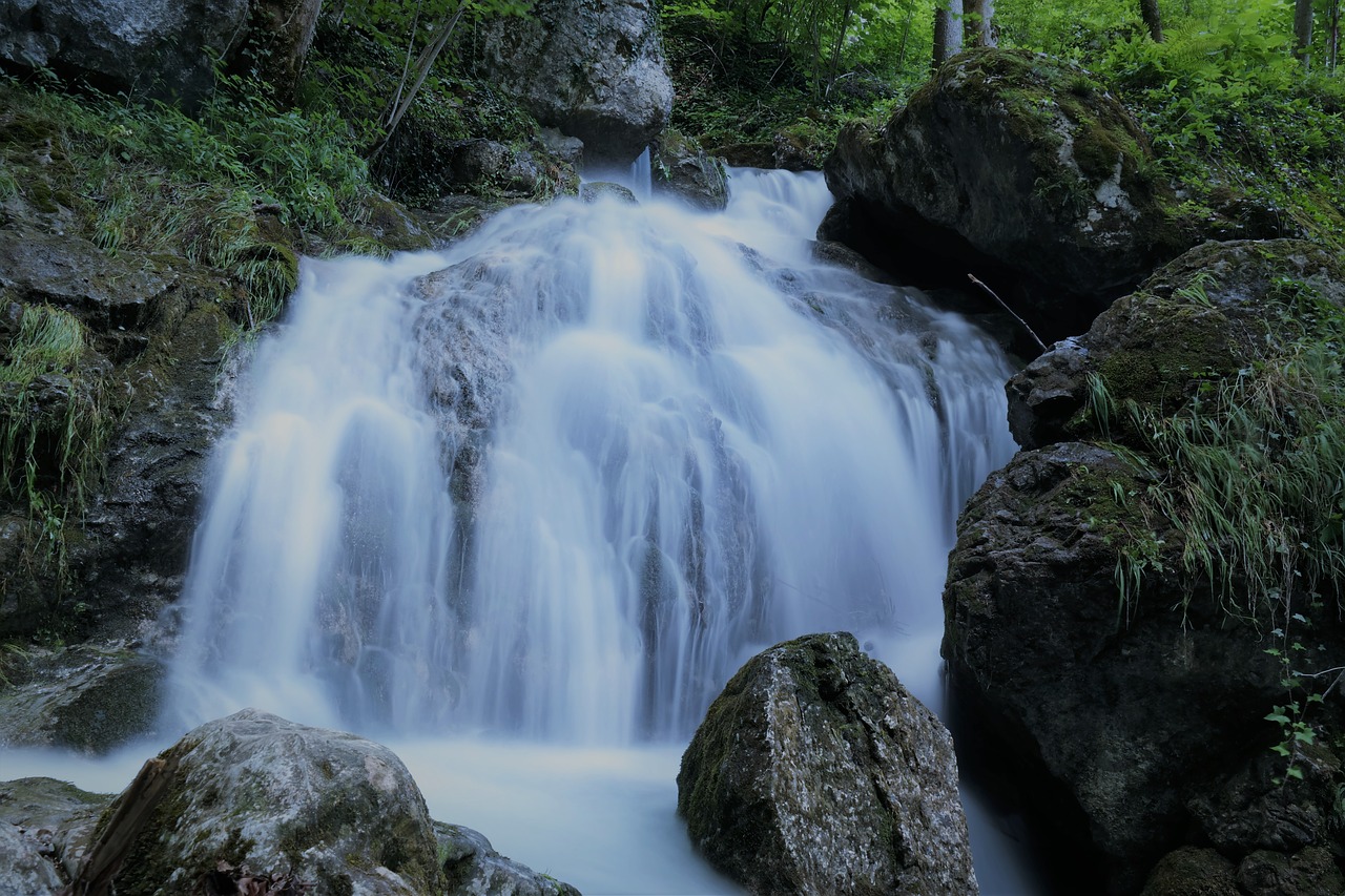 waterfalls  cascades  landscape free photo