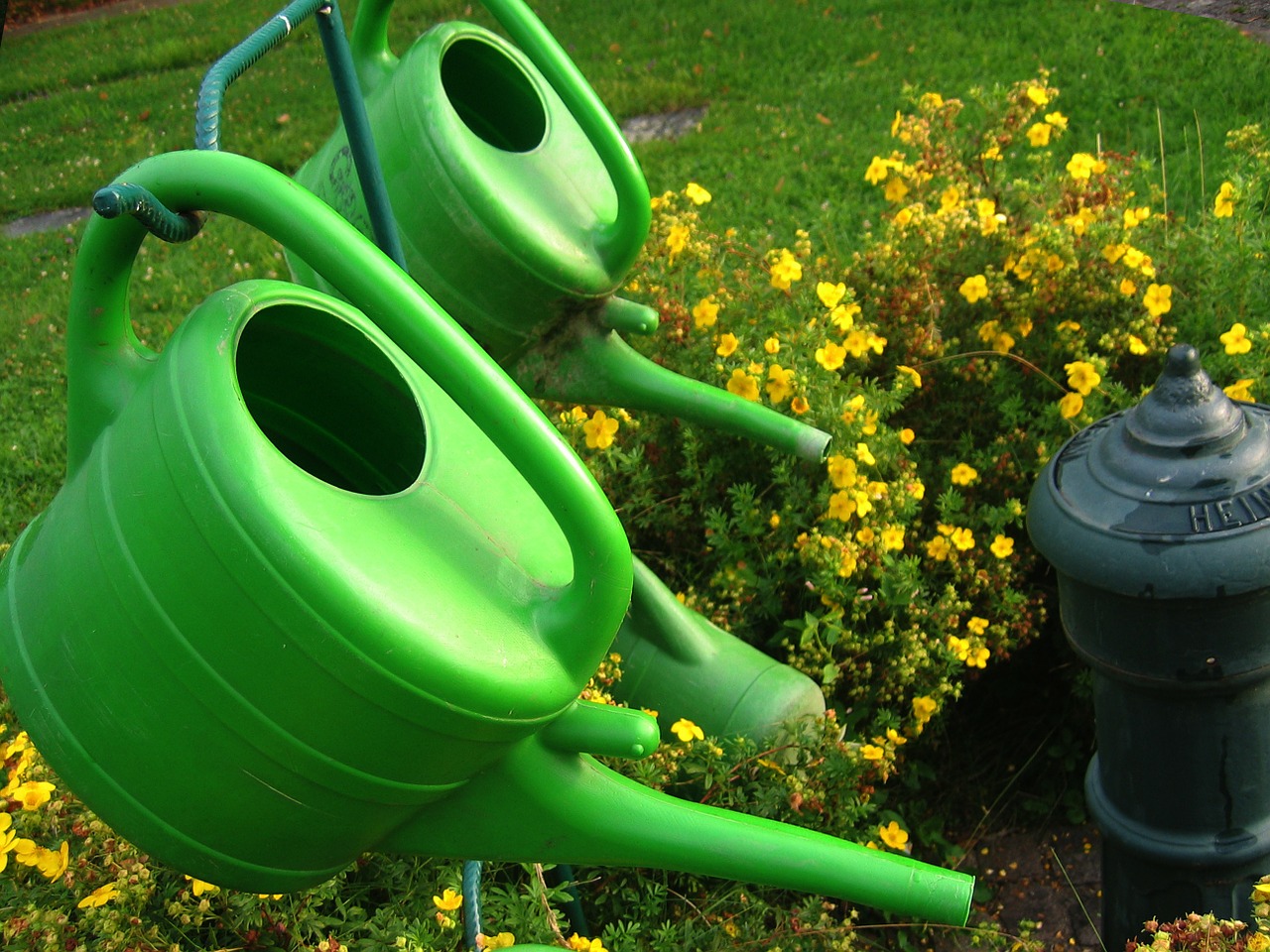 watering can stand cemetery free photo
