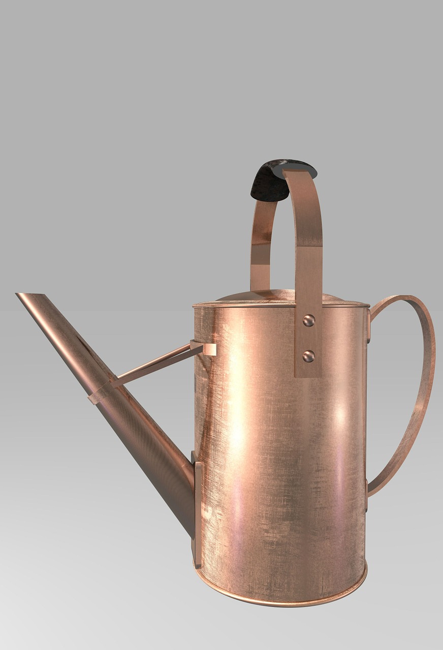 watering can gardening metal free photo