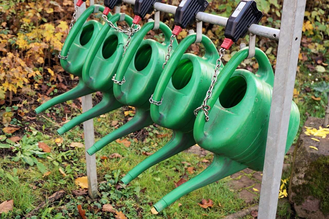 watering cans casting irrigation free photo