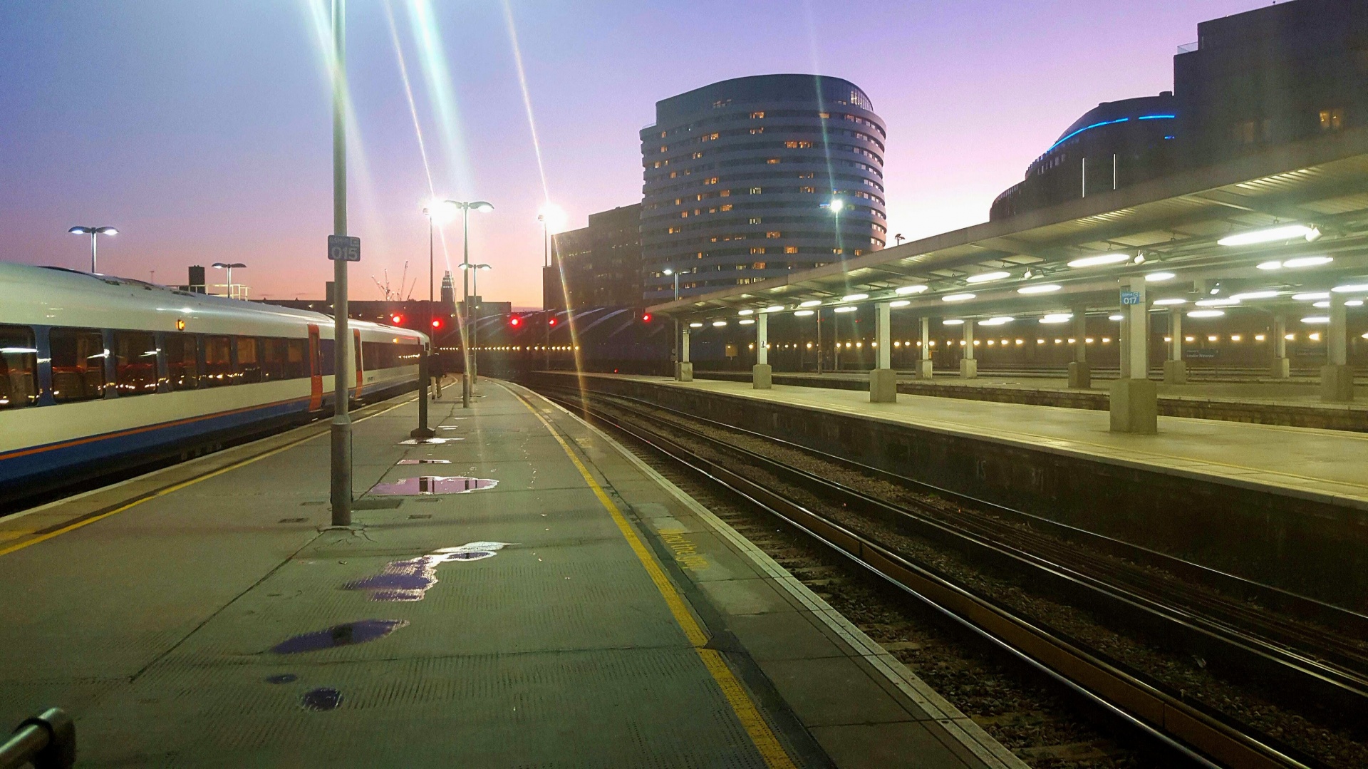 rail platform london free photo