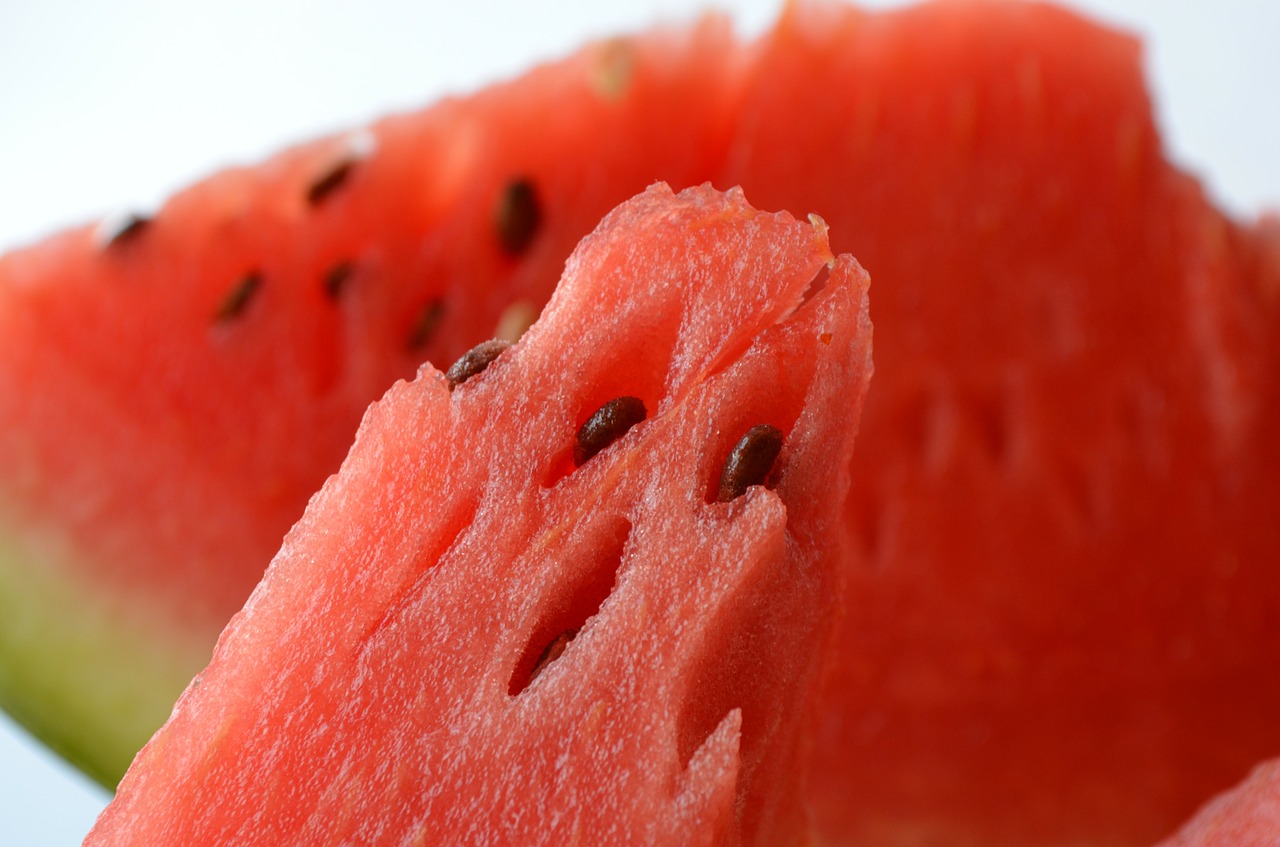 watermelon fruits red free photo