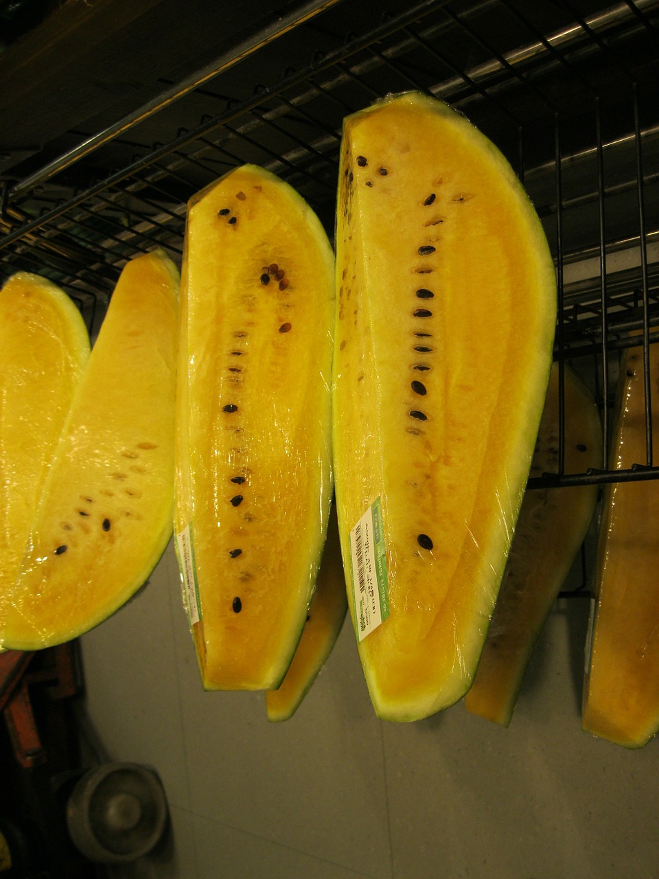 watermelon yellow watermelon yellow free photo