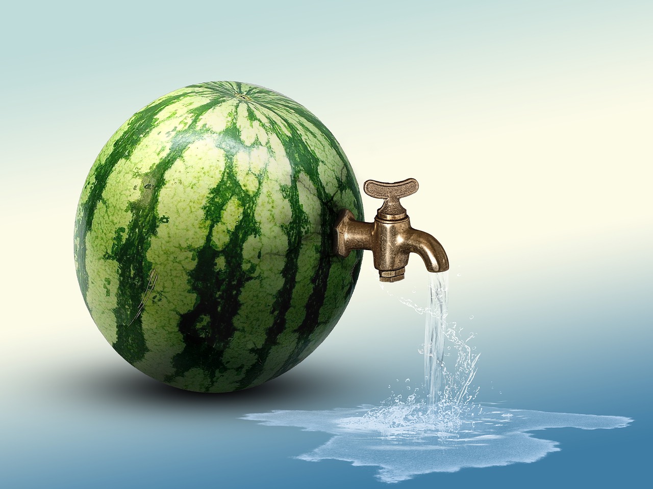 watermelon  water  hydration free photo