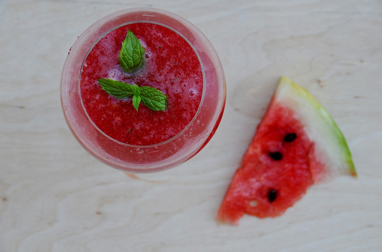 watermelon drink fresh free photo