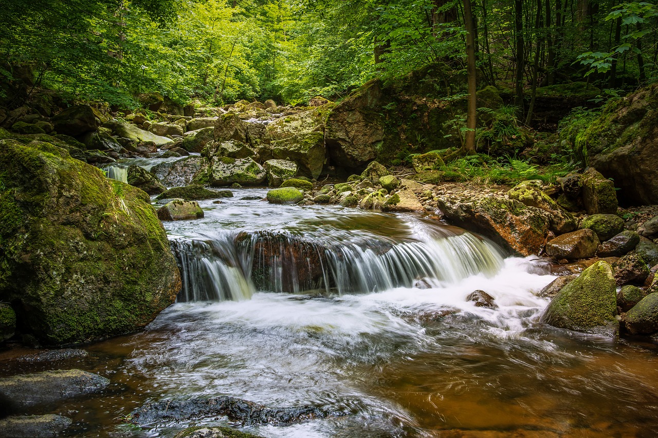 waters waterfall river free photo