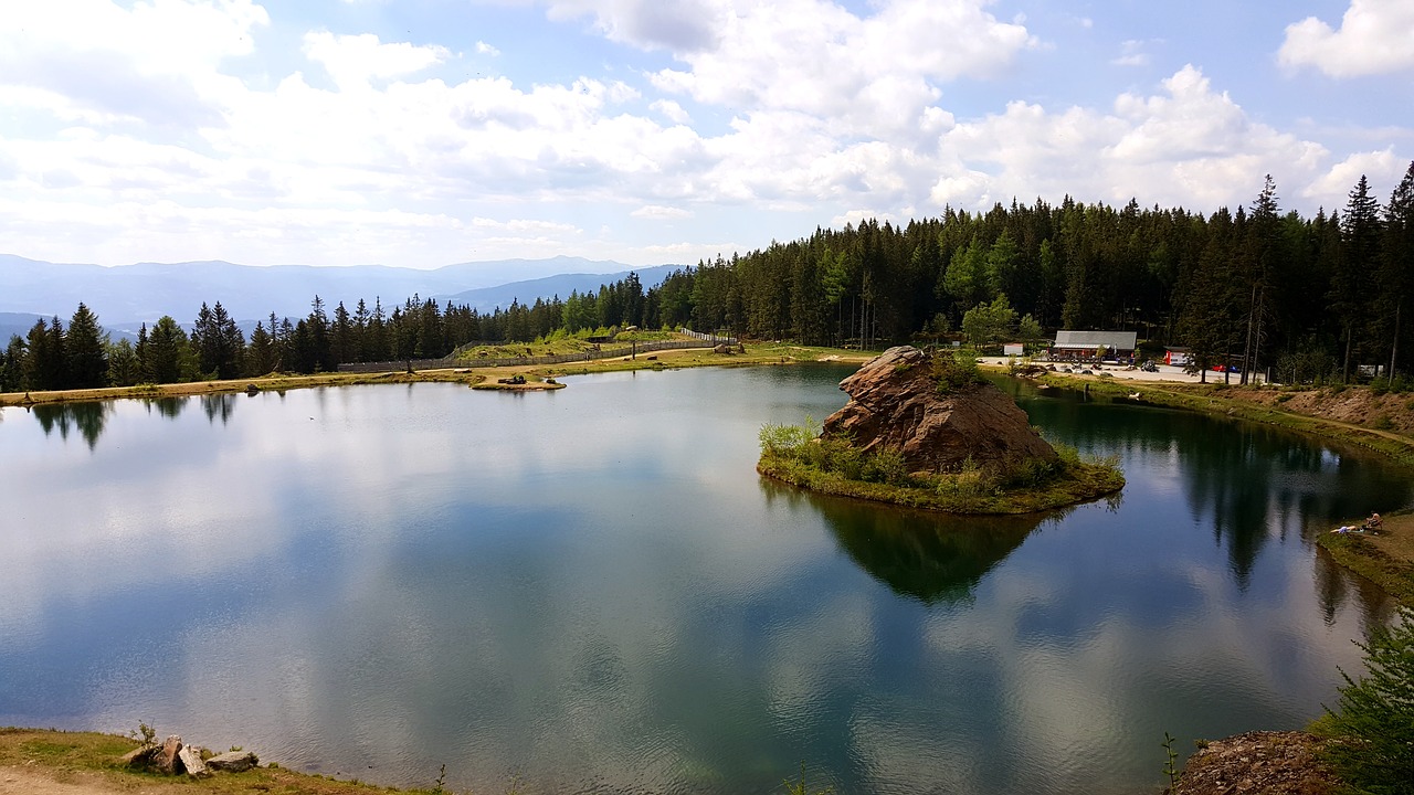 waters lake reflection free photo