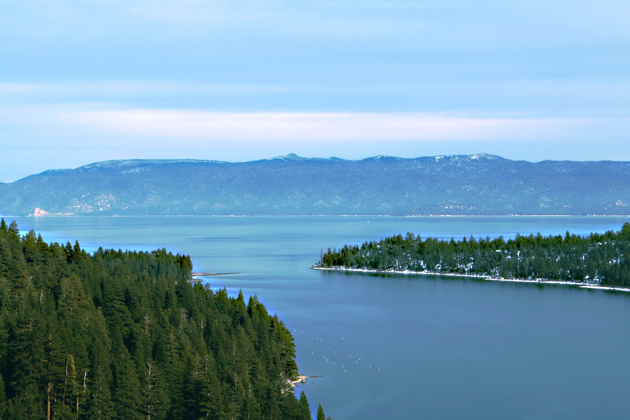 waters nature a bird's eye view free photo