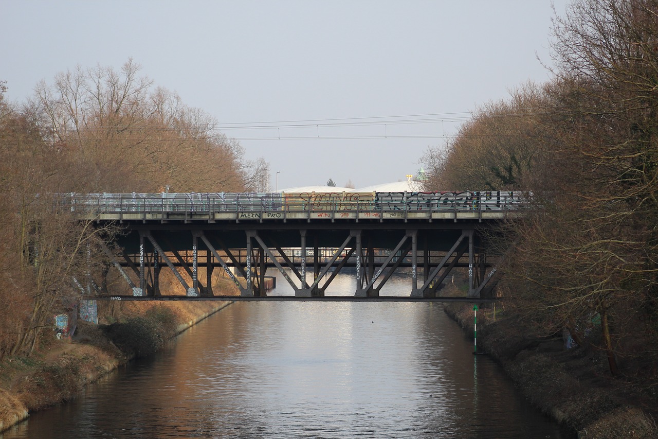 waters bridge river free photo