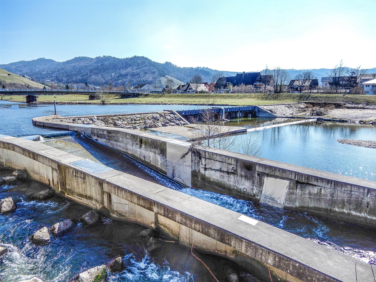 waters reservoir industry free photo