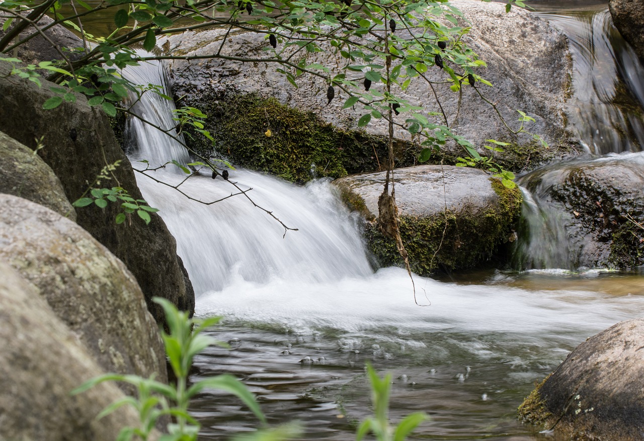 waters river waterfall free photo