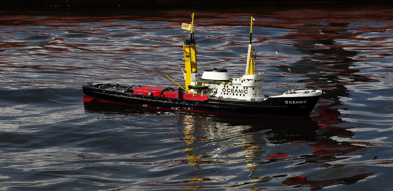 waters  model ship  tug free photo