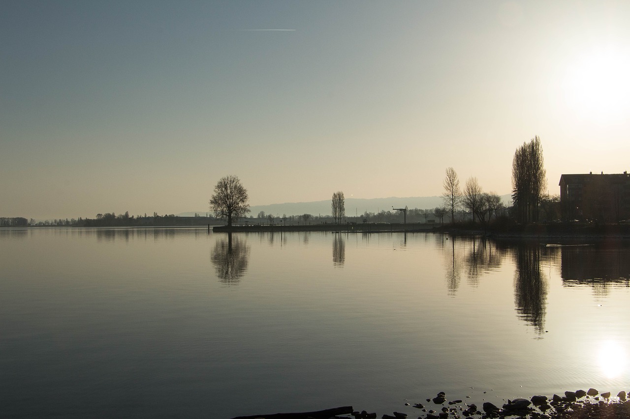 waters  reflection  dawn free photo