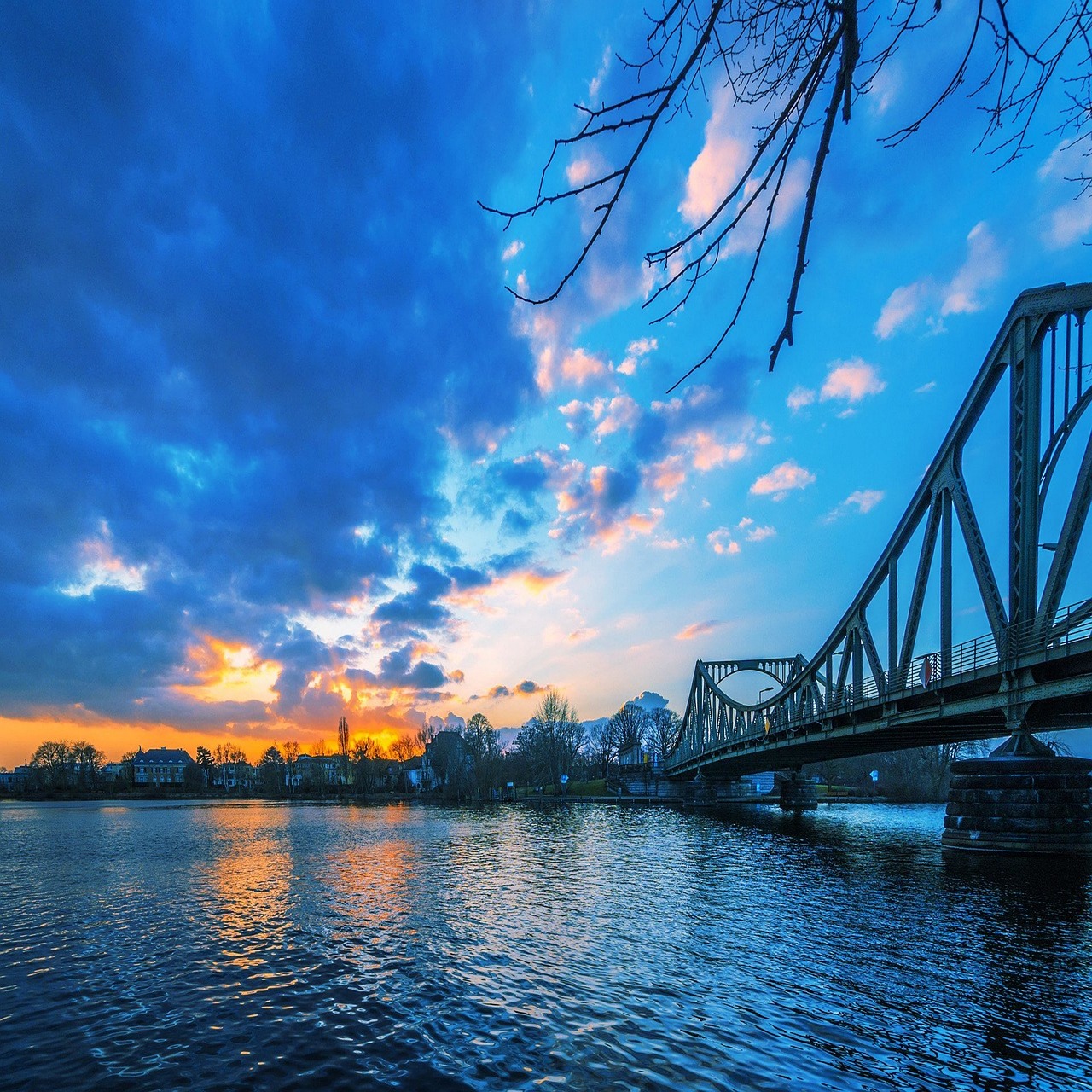 waters  bridge  sky free photo