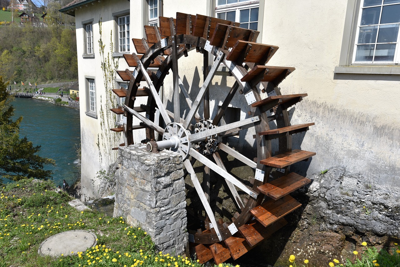 waterwheel mill mill wheel free photo