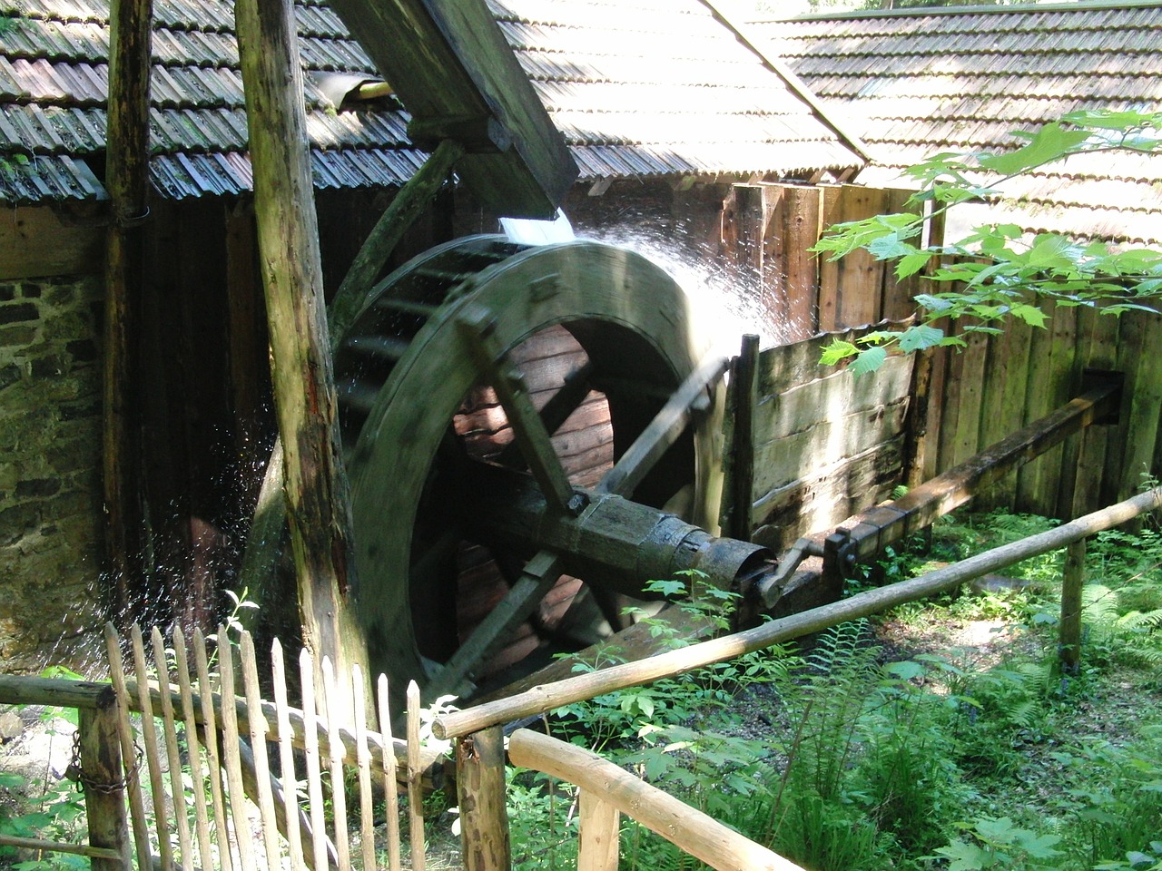 waterwheel grinding mill water mill free photo