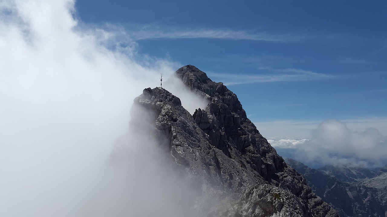 watzmann southern tip rock berchtesgadener land free photo