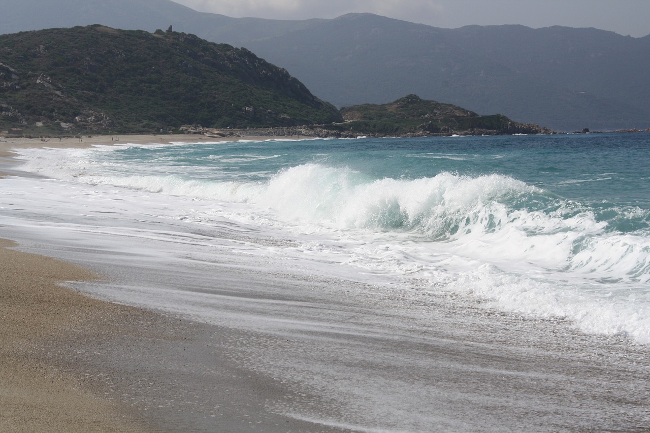 wave corsica west coast free photo