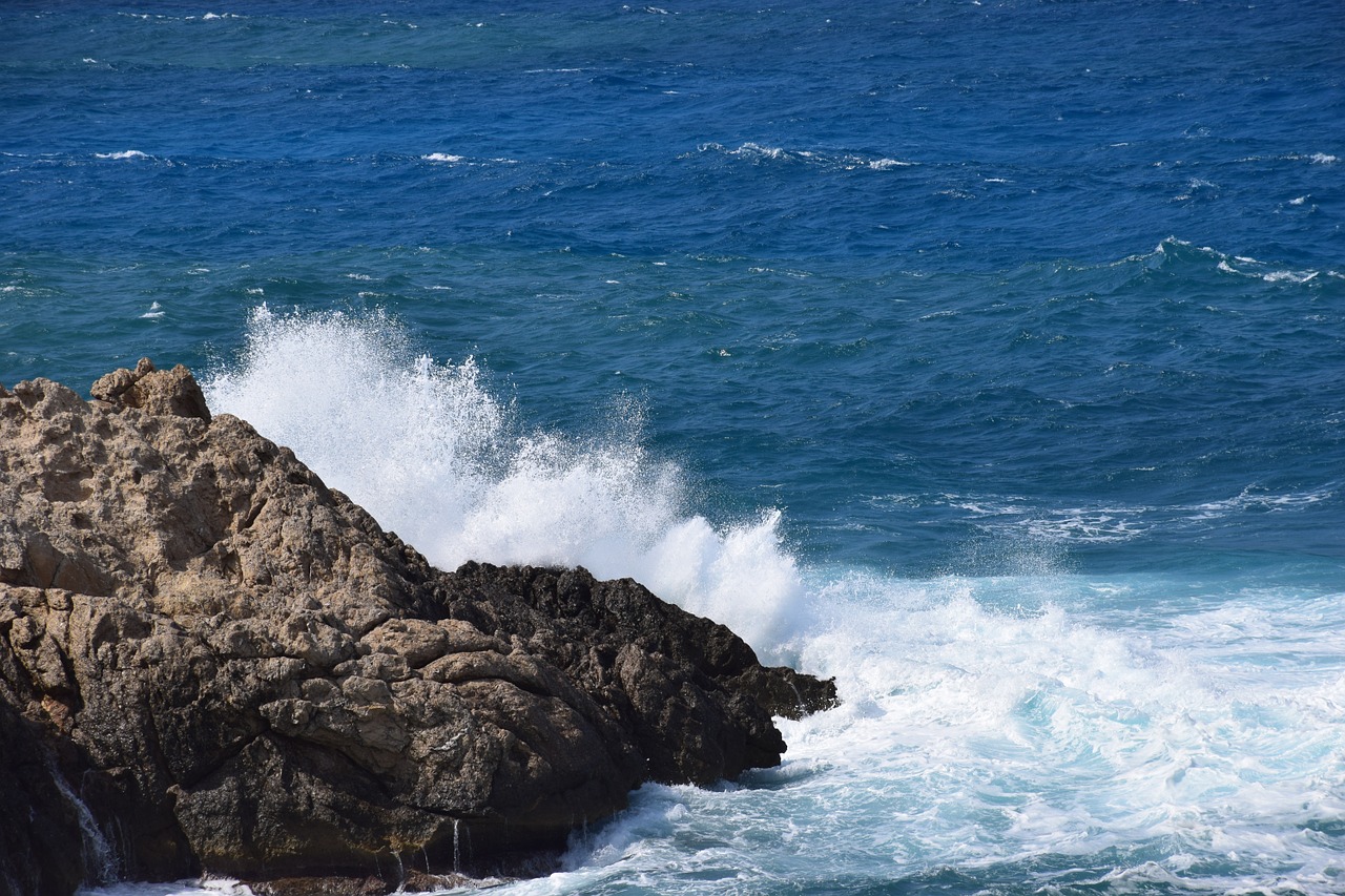 wave sea mallorca free photo