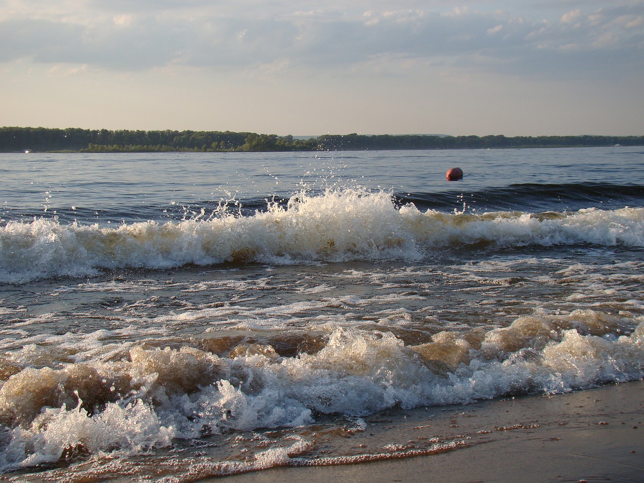 wave beach sand free photo