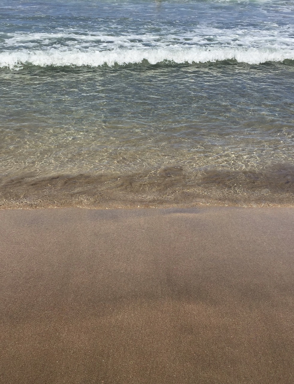 wave beach sand free photo