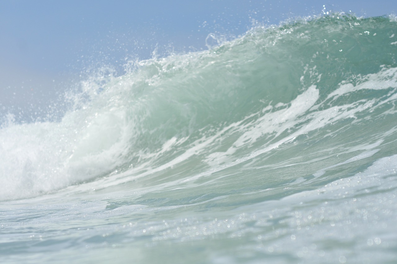 wave ocean california free photo