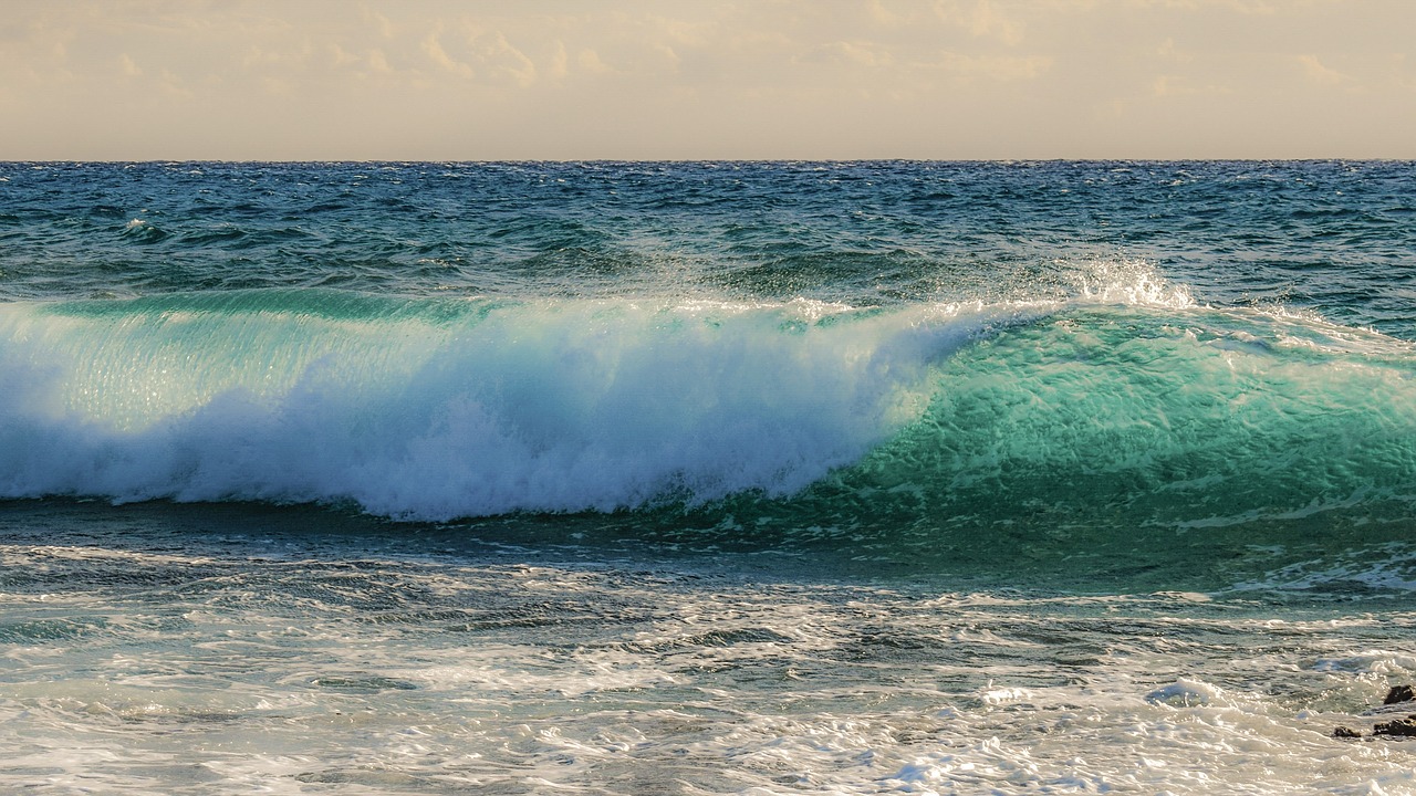 wave spectacular smashing free photo