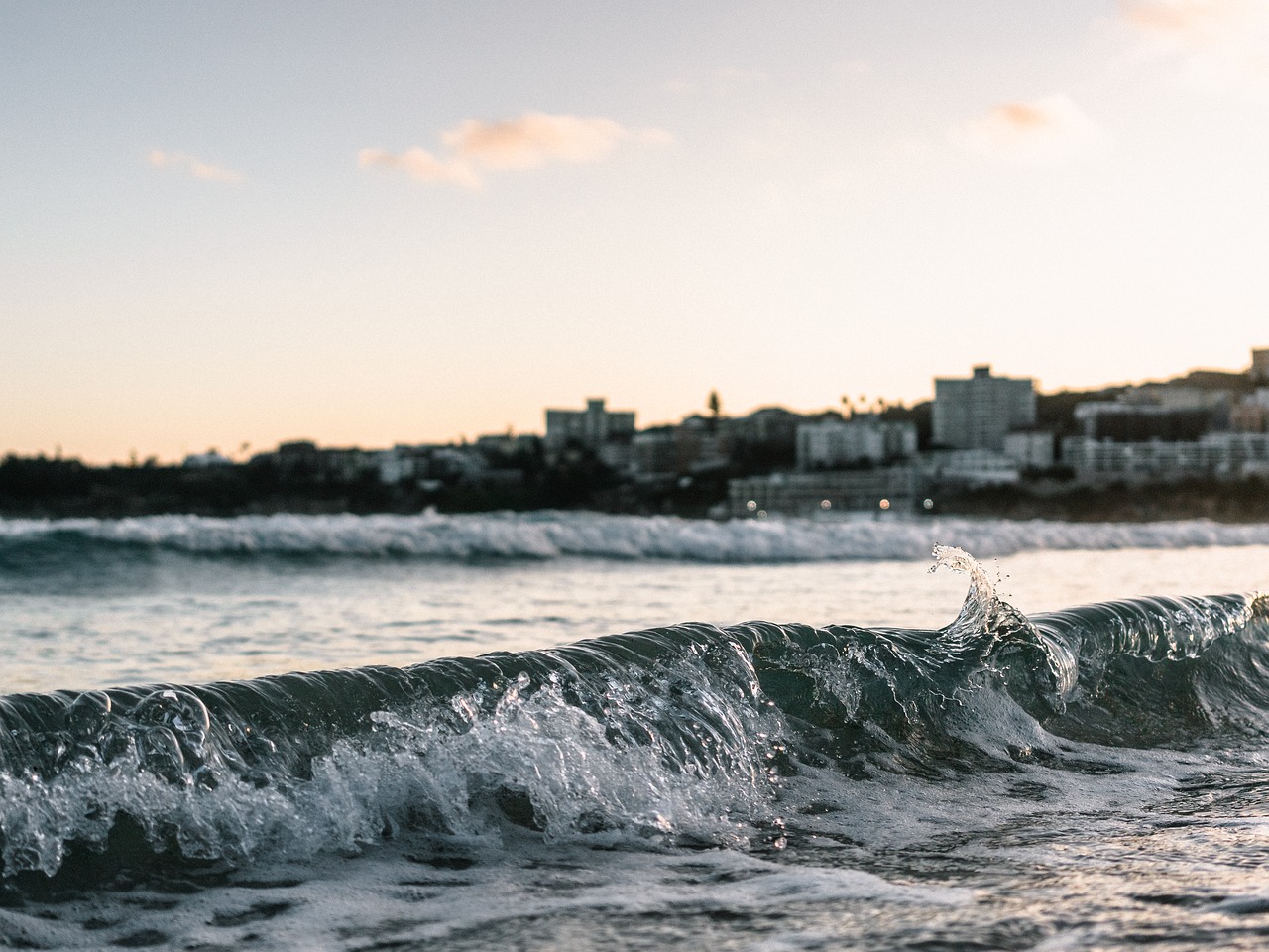 wave  shorebreak  beach free photo