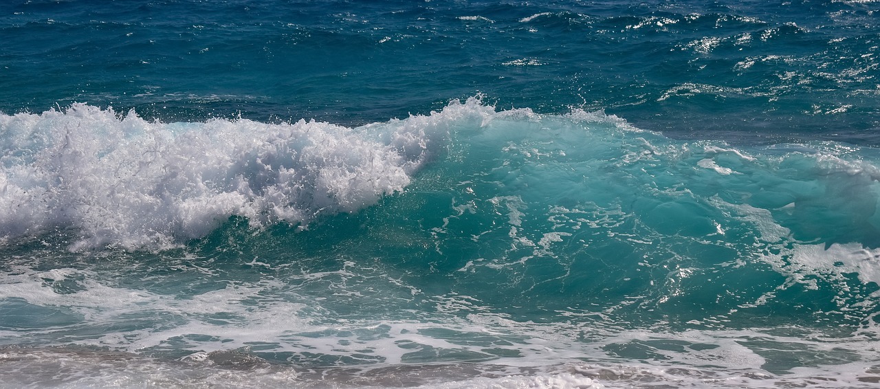 wave  transparent  turquoise free photo