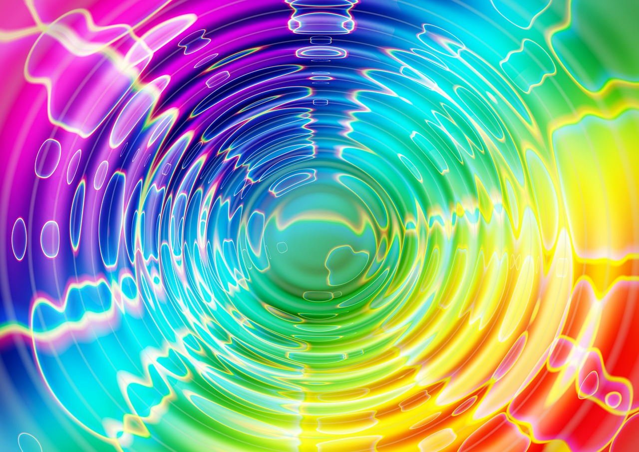 wave colorful color free photo