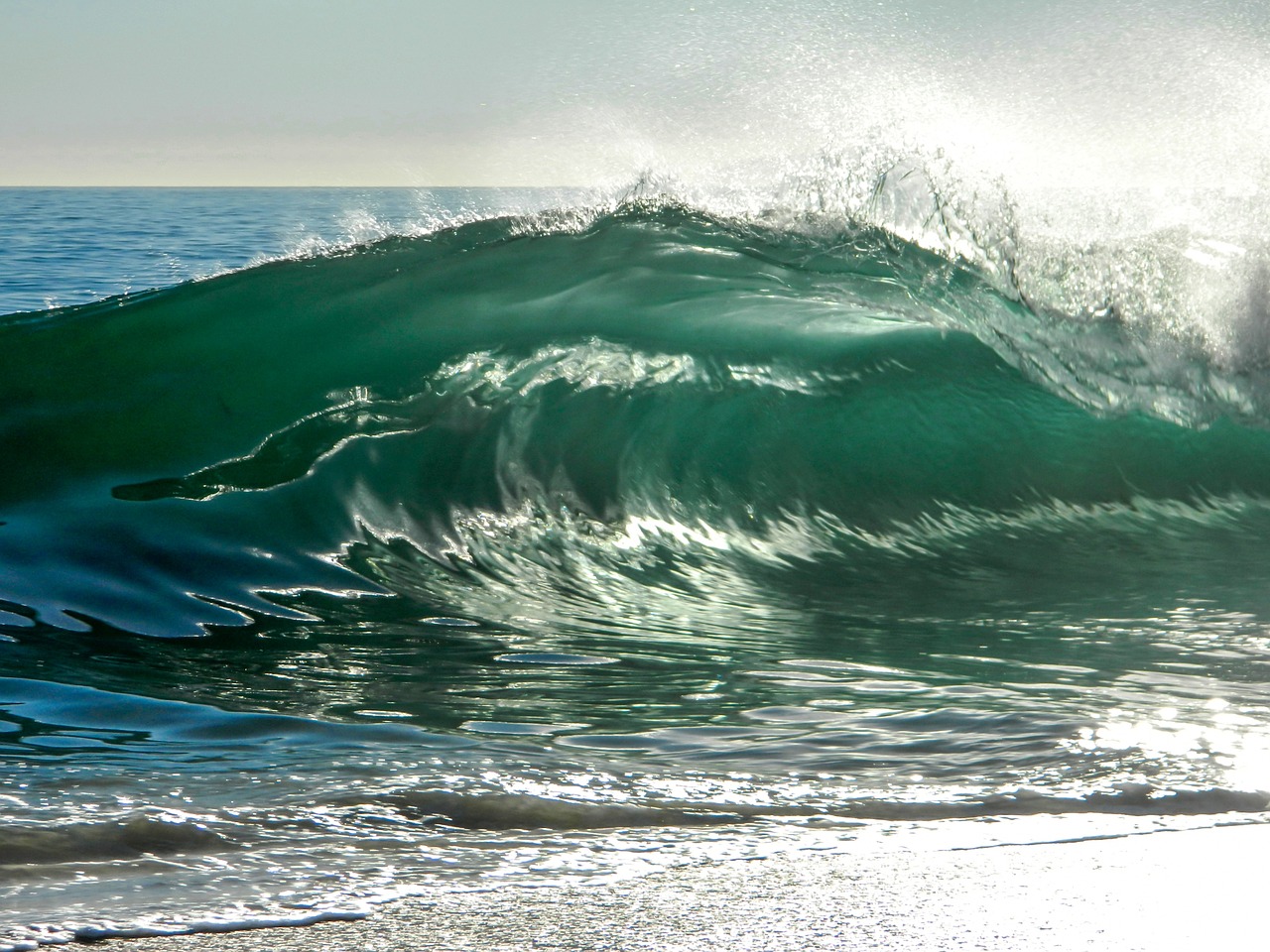 wave ocean sea free photo