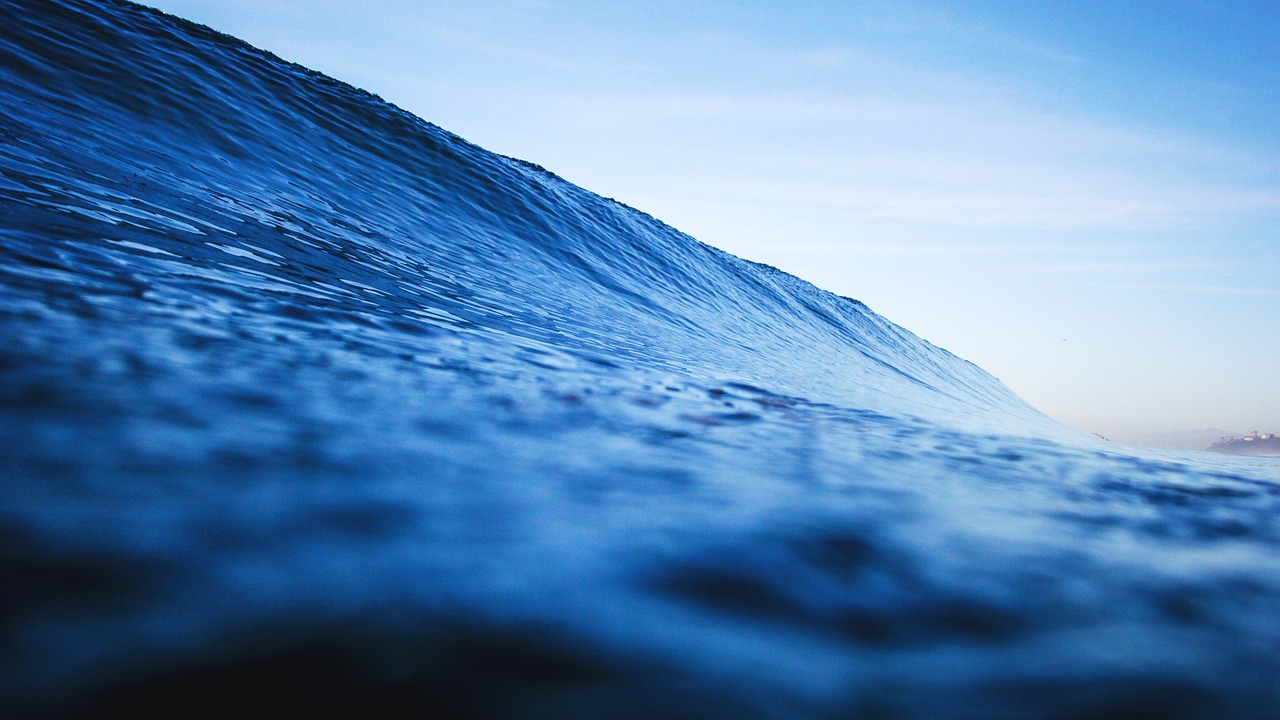 wave ocean water free photo