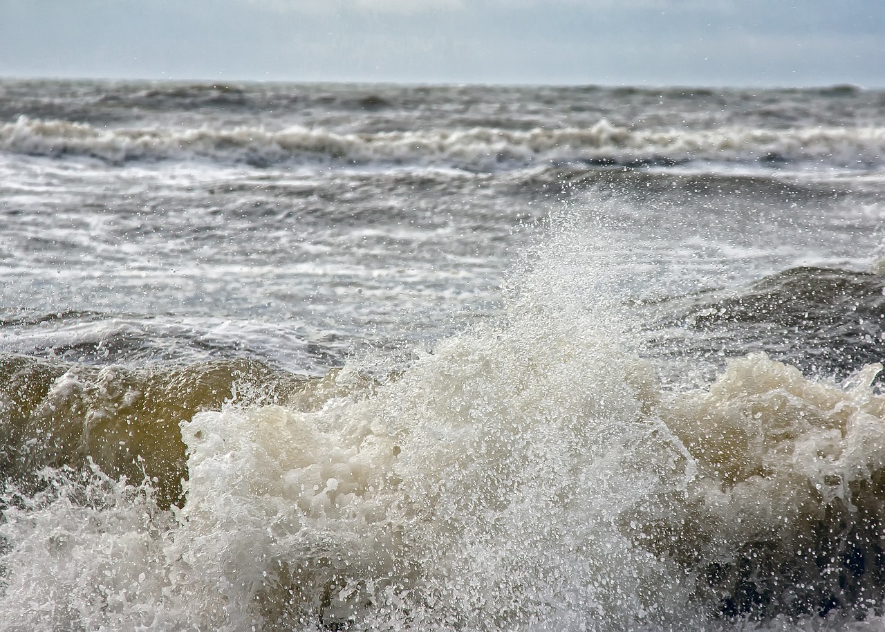 wave force of nature north sea free photo