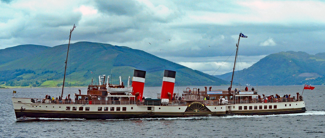waverley  paddle steamer  scotland free photo