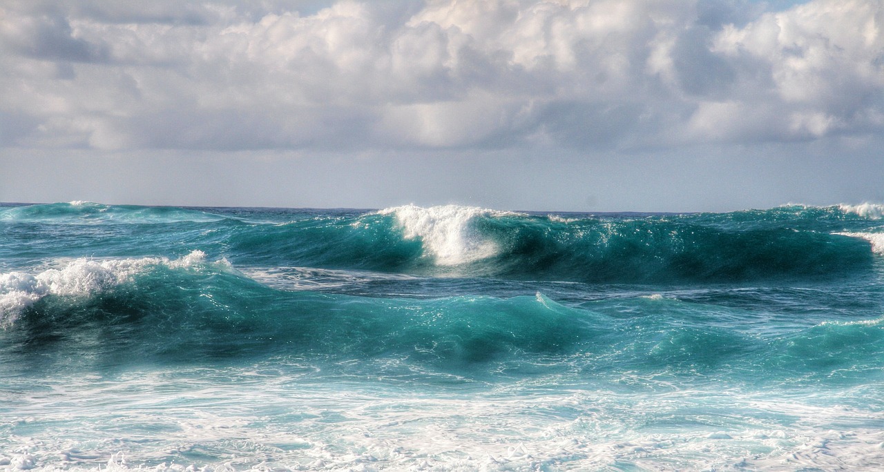 waves ocean seascape free photo