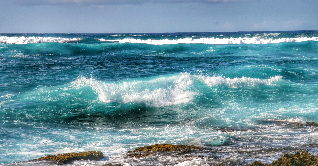 waves ocean seascape free photo