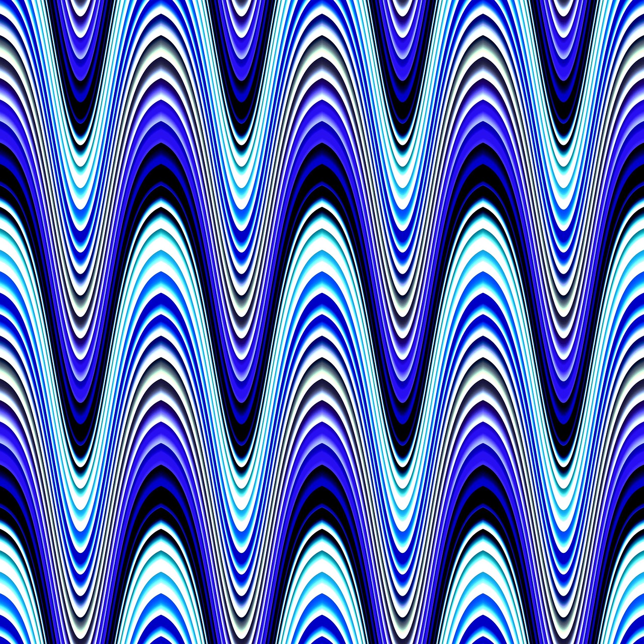 waves wavy blue free photo