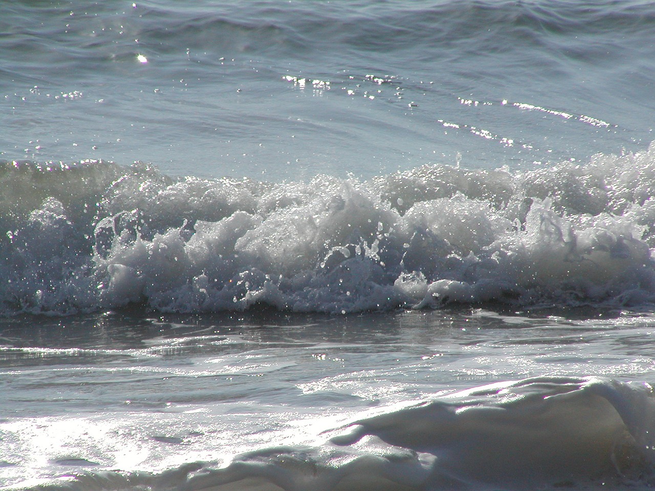 waves water beach free photo