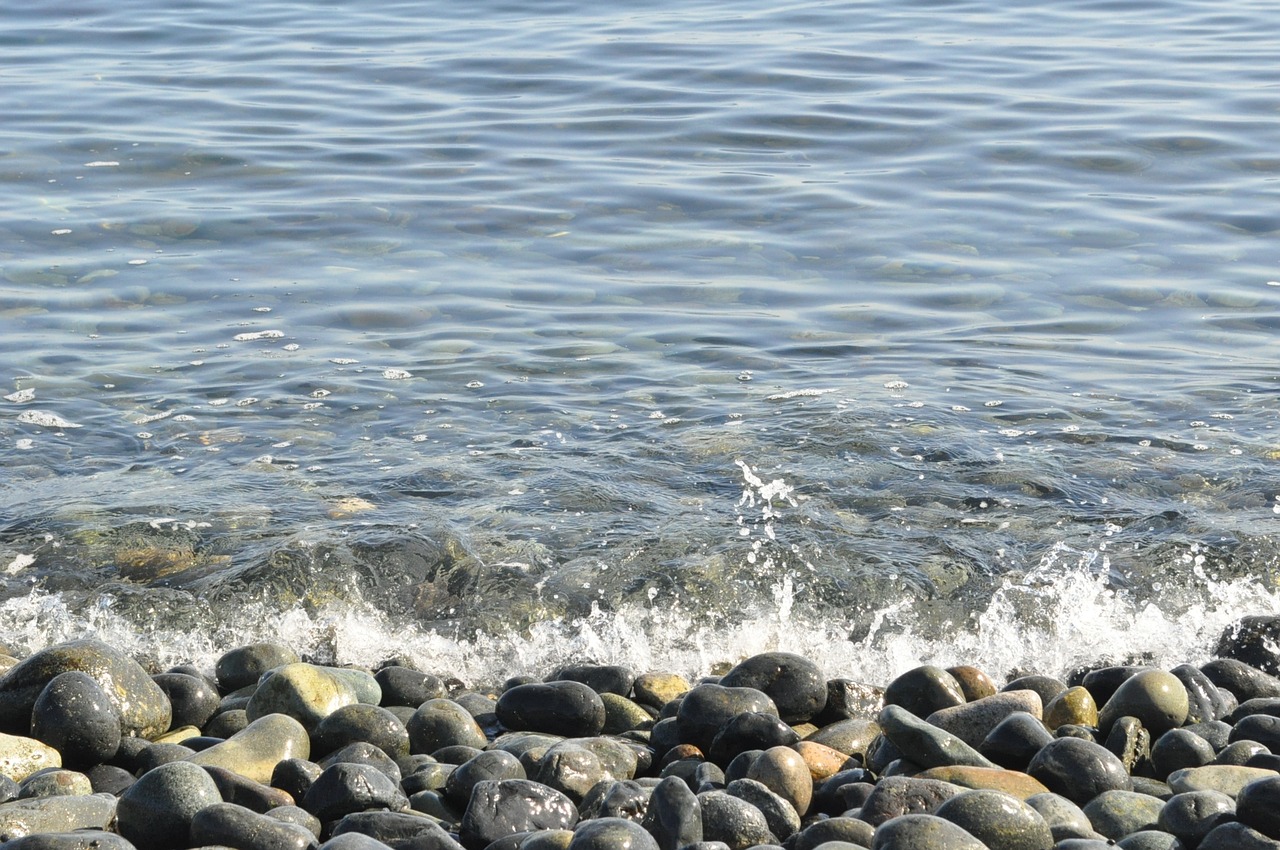 waves sea geoje free photo