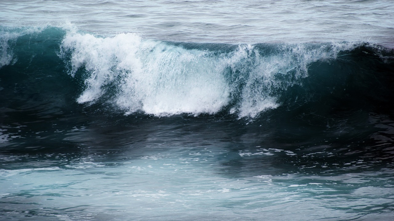 waves indian ocean reunion island free photo