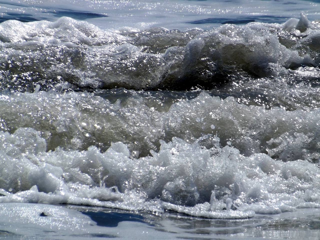 waves water abstract free photo