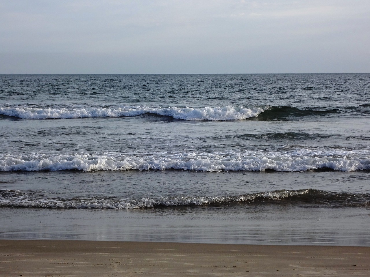 waves beach holidays free photo