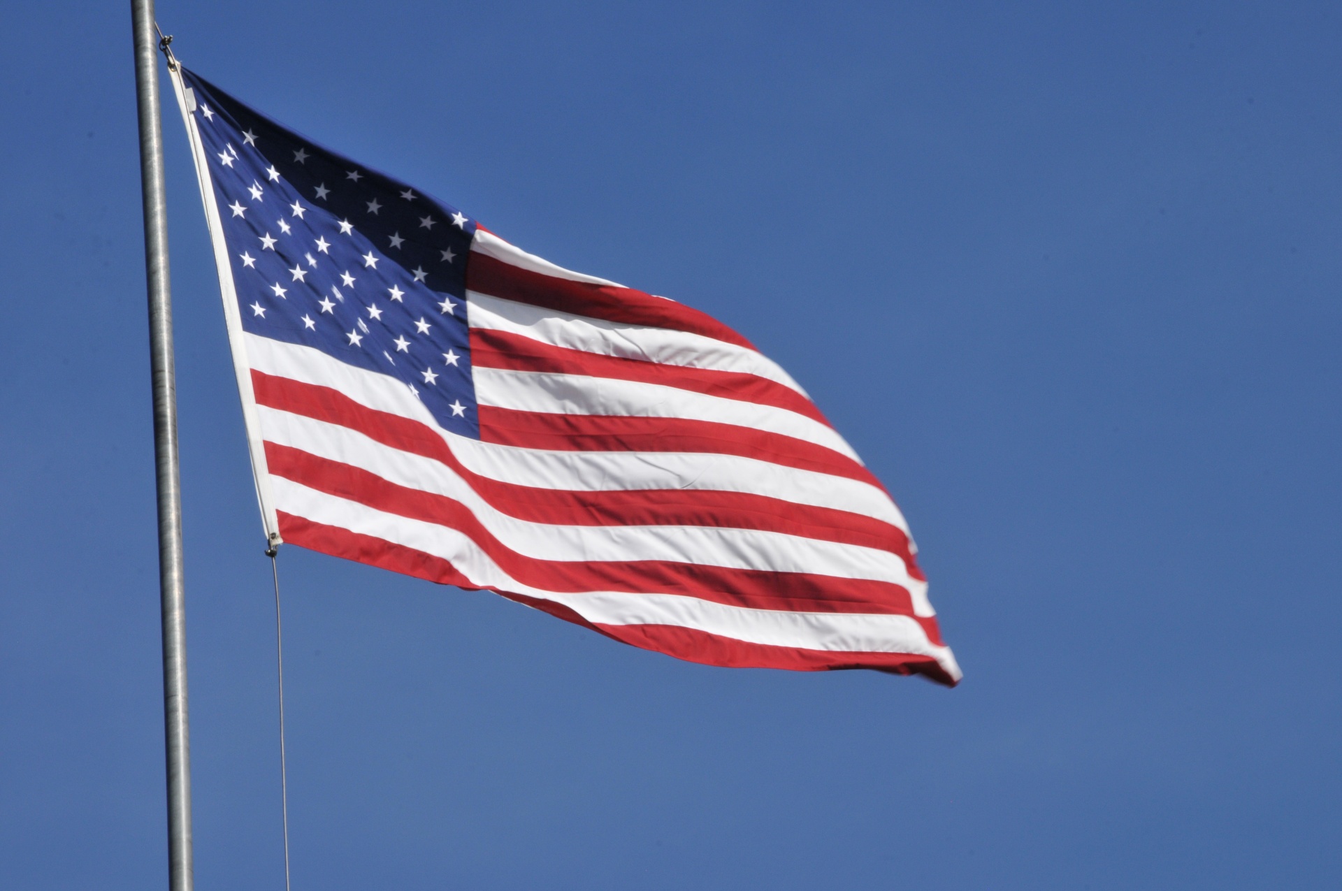 Flag American Flag Waving Flagpole Usa Free Image From Needpix Com