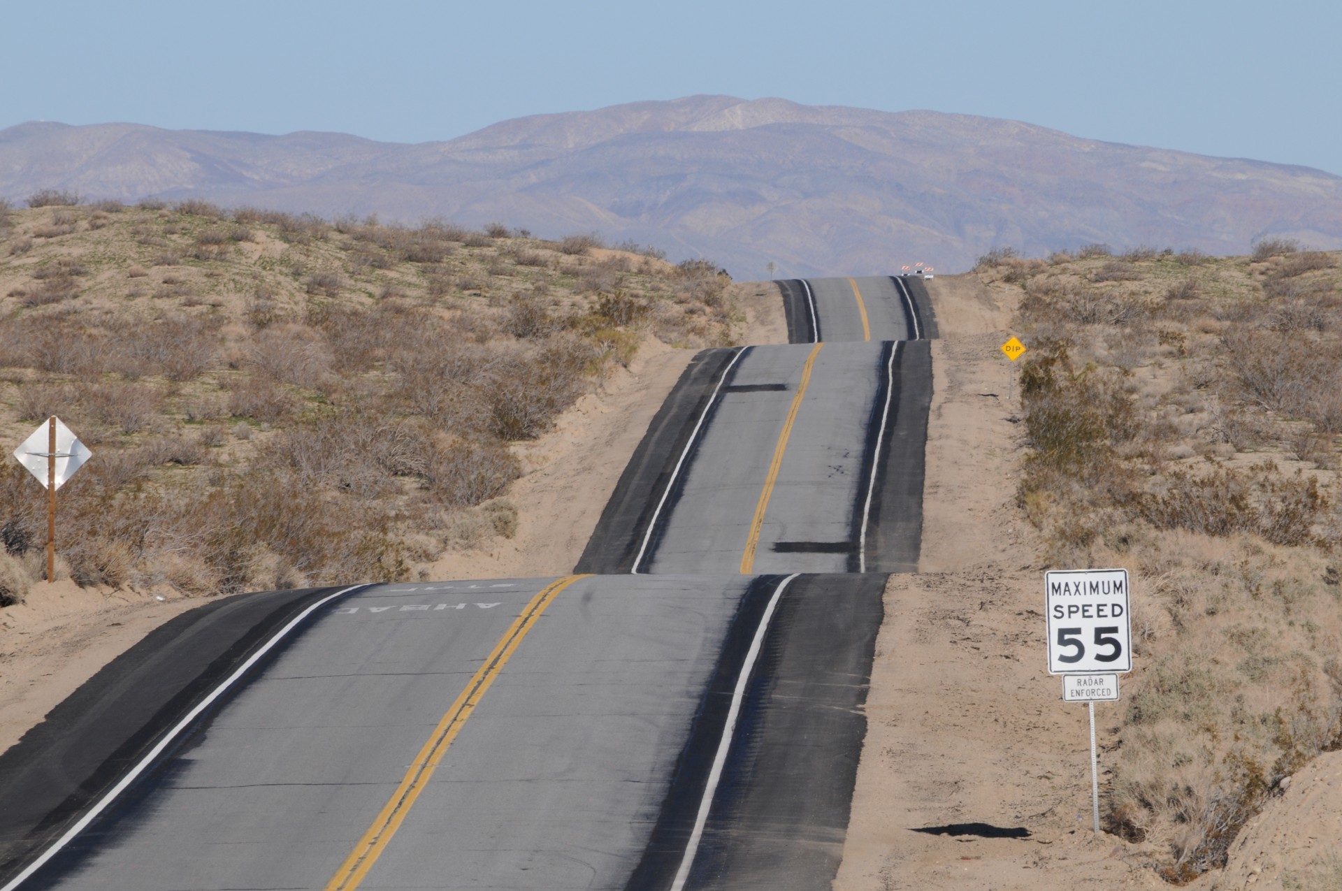 highway desert driving free photo
