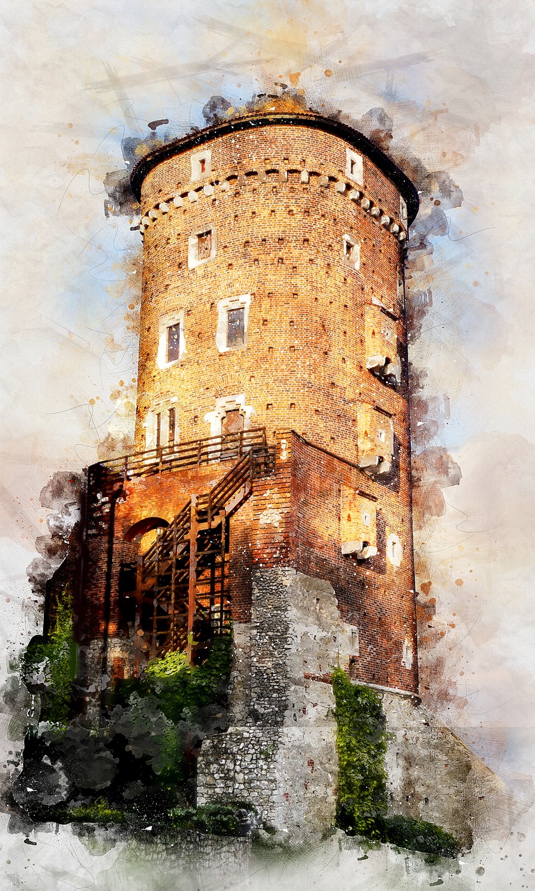 wawel castle tower poland free photo