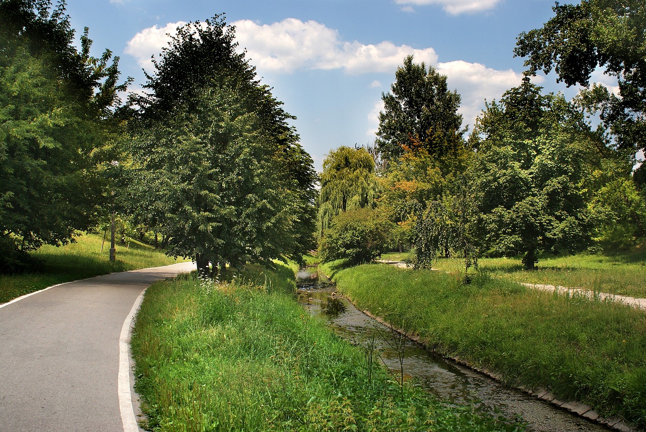 way  bicycles  landscape free photo