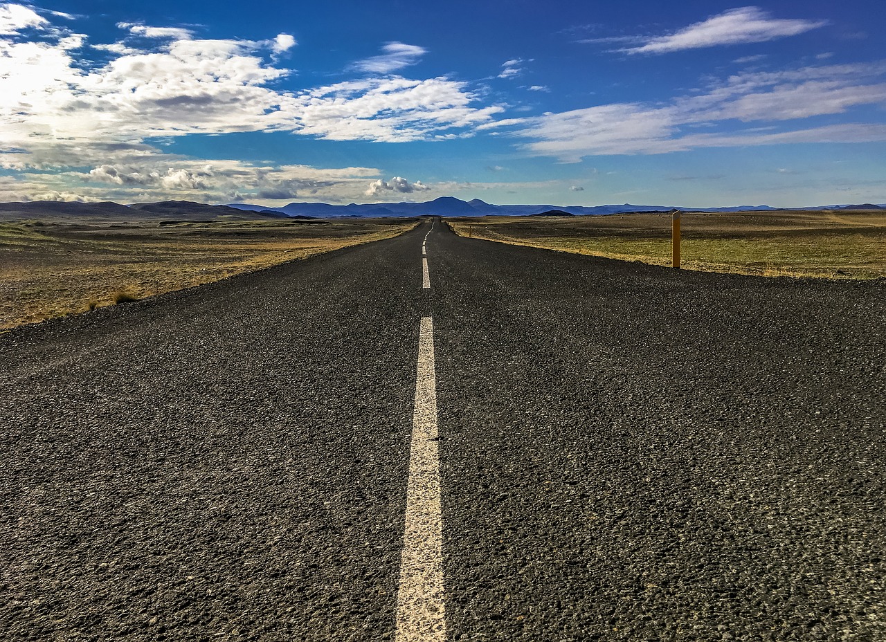 way  iceland  landscape free photo